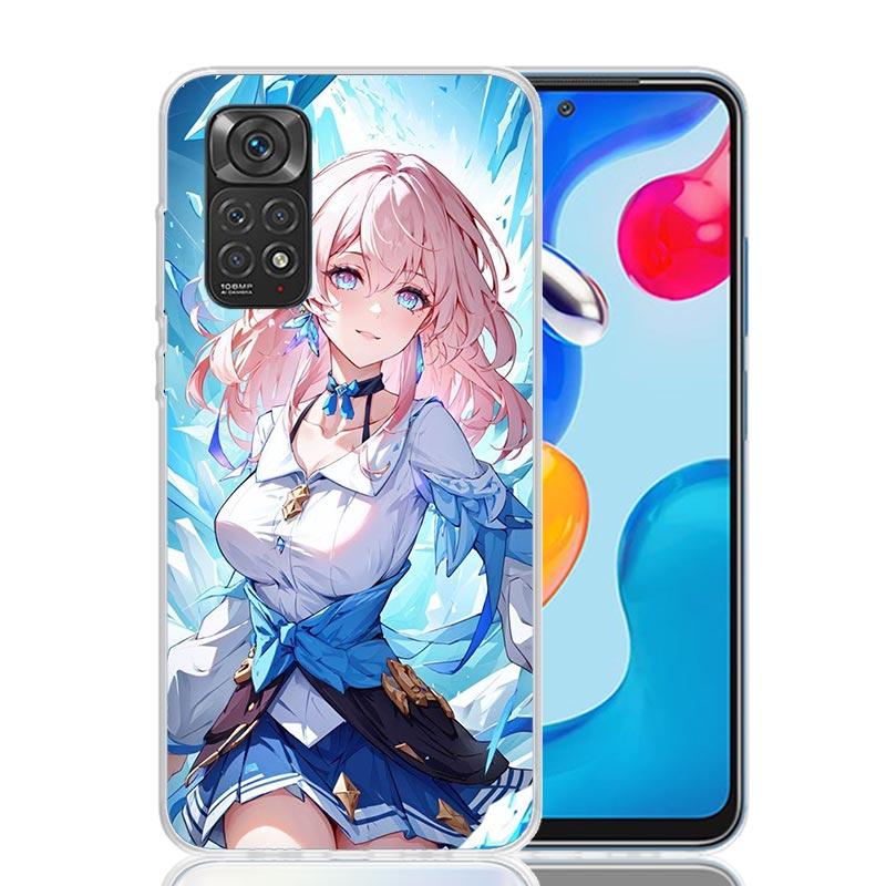 Honkai Star Rail March 7TH Phone Case For Xiaomi Redmi Note 15 14 13 12S 12 Pro Plus 11S 11E 11 11T 10S 10 Art Soft Pattern Cove