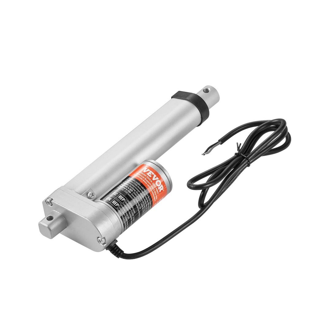 Linear Actuator 12V 4 Inch High Load 330lbs/1500N 0.19"/s IP54 Protection