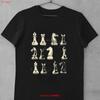 Klassisches Schach T-Shirt Stilvolles Schachbrett Design Bequeme Kleidung für Liebhaber Für Ihn Und Sie Perfekt Lässig Vintage Unisex