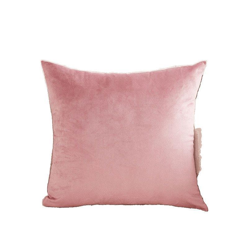 Large Velvet Backrest Throw Pillow for Sofa, Office, or Bedroom