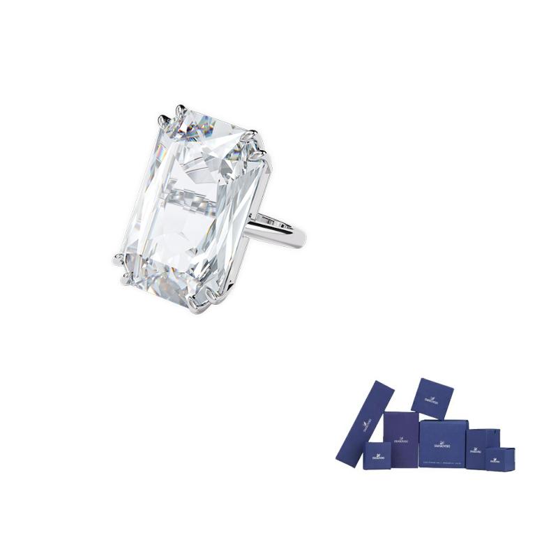 Swarovski Rhodium plated Rings Womens 52-Original brand box (color random)