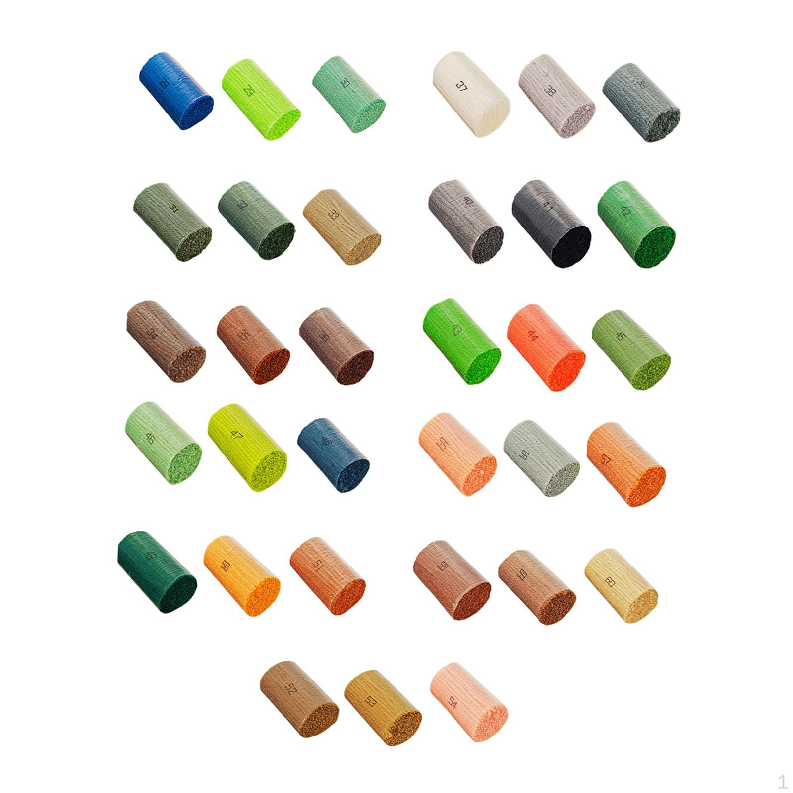 

30 Colors Latch Hook Yarn 6cm Colorful Bundles Precut for Tapestry Handmade Style B