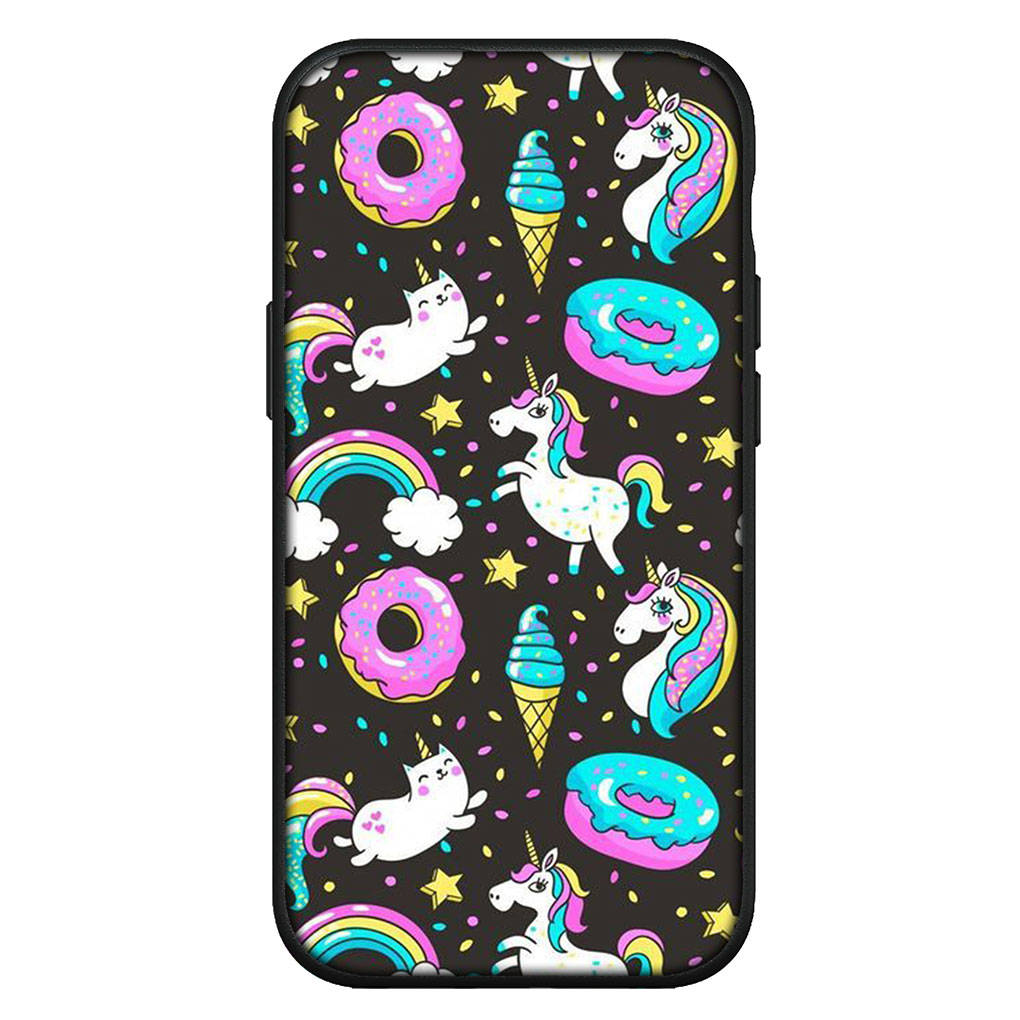 

для Samsung Galaxy S24 S23 iPhone 16 15 14 Xiaomi Redmi Note 13 12 11 Plus 9 Pro Max X XR чехол для телефона Unicorn Colorful Rainbow Horse OPPO Huawei Cover for Huawei Mate 10 Pro аэро