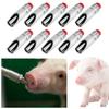 10 Dispensadores Automáticos de Água com Mamilo de Aço Inoxidável para Porcos, Bico Automático de Água, Mamilo de Beber