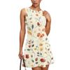 Women's Summer Dress Casual Sleeveless Round Neck Floral Print Vest Sundress