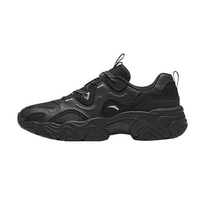 Meteor Cómodo Versátil Casual Absorción de Impactos Antideslizante Resistente al Desgaste Zapatillas Bajas para Papá Hombre zapatilla Negro 112348852-2