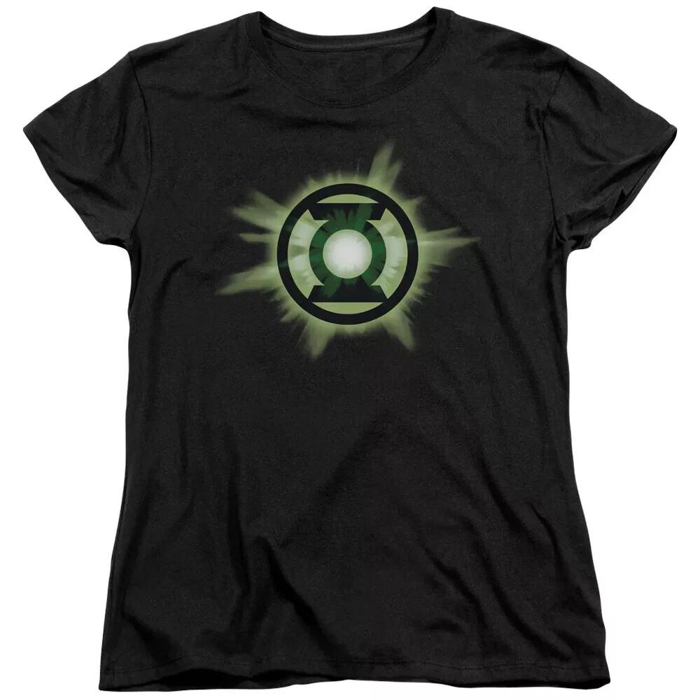 Green Lantern  Green Glow  Women s T-Shirt L