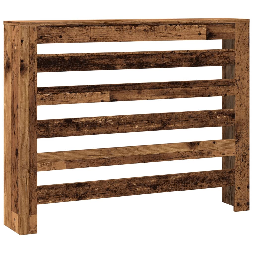 vidaXL Heizkörperverkleidung Altholz-Optik 104x20x82 cm Holzwerkstoff