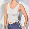 With Chest Pad Spring and Summer New Arrival Running Training Gym Sleeveless Yoga Clothes Strap Vest Female Pilates Tops Female