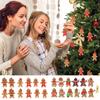 Gingerbread Ornaments 12 Pieces Holiday Pendant Gingerbread Figurines Ornaments For Home Dinner Restaurant Cafe Church Event