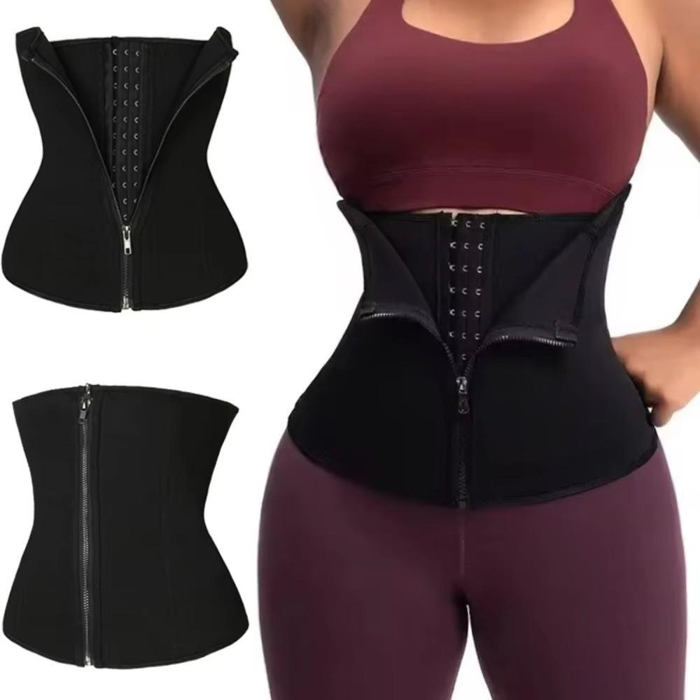 

Black Waist Trainer Corset Belly Body Shaper New Waist Slimming Belt Women XXXL чорний