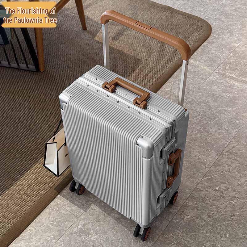 Zizhisheng Aluminum Frame Wide Trolley Luggage