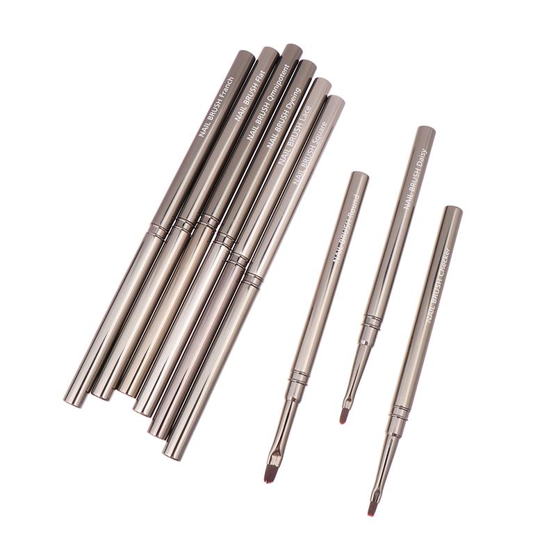 Nail Art Brushes Set Professional Gel Polish Thin Liner Flower Painting Drawing Manicure DIY Tool Accessory