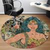 1pc Wonder Woman Comics Office Round Area Rug, Under Office Chairs Bedroom Living Room Home Decor, Room Deco, Available in Various Sizes
