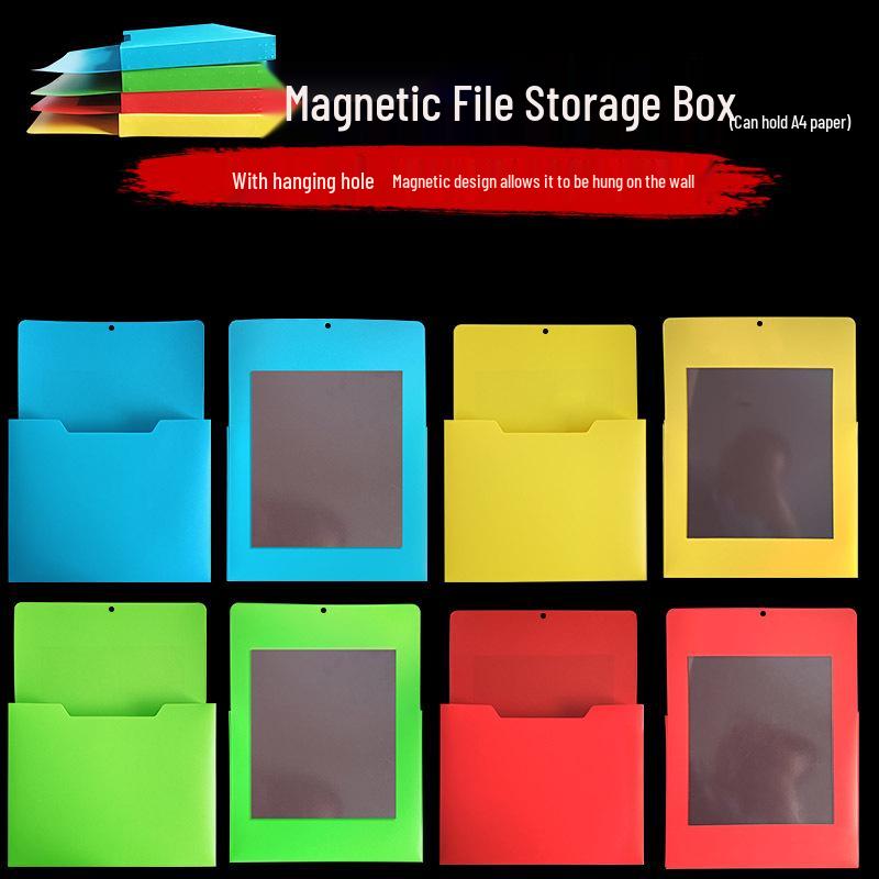 A4 Wall-Mounted Magnetic File Storage Box