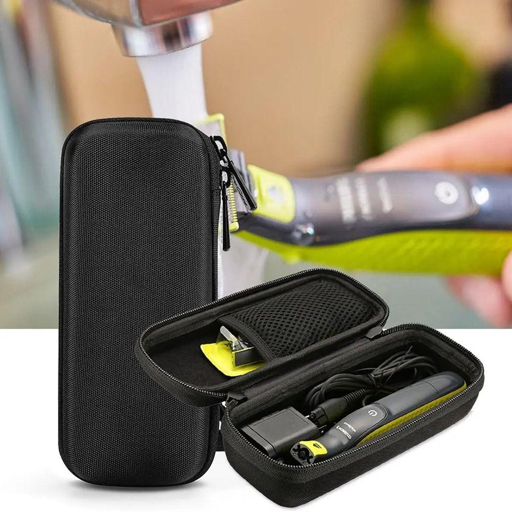 Zipper Bag Shaver Storage Bag Shockproof Universal Razor Protective Case Hard Shell Travel for Philips Norelco OneBlade
