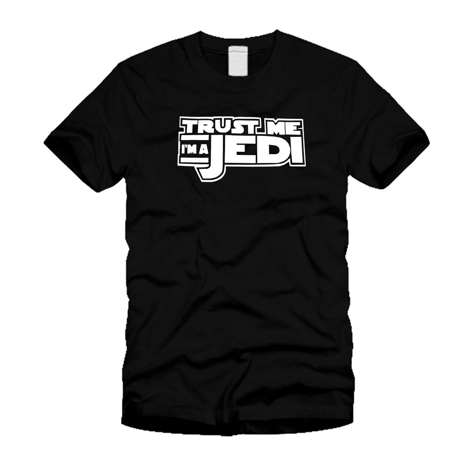 Trust Me I m a Jedi - Star Wars Parody Funny Stylish Black - T-Shirt M