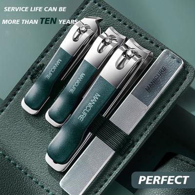 Portable Nail Clipper Set 4Pcs Wholesale Nail Clipper Stainless Steel Pedicure Professional Kit Beauty Manicure Complete Set