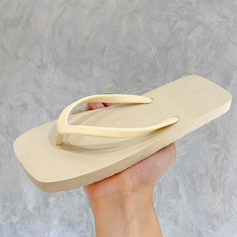 new colorful flip-flops bathing non-slip pinching feet summer travel couple portable cool slippers women's