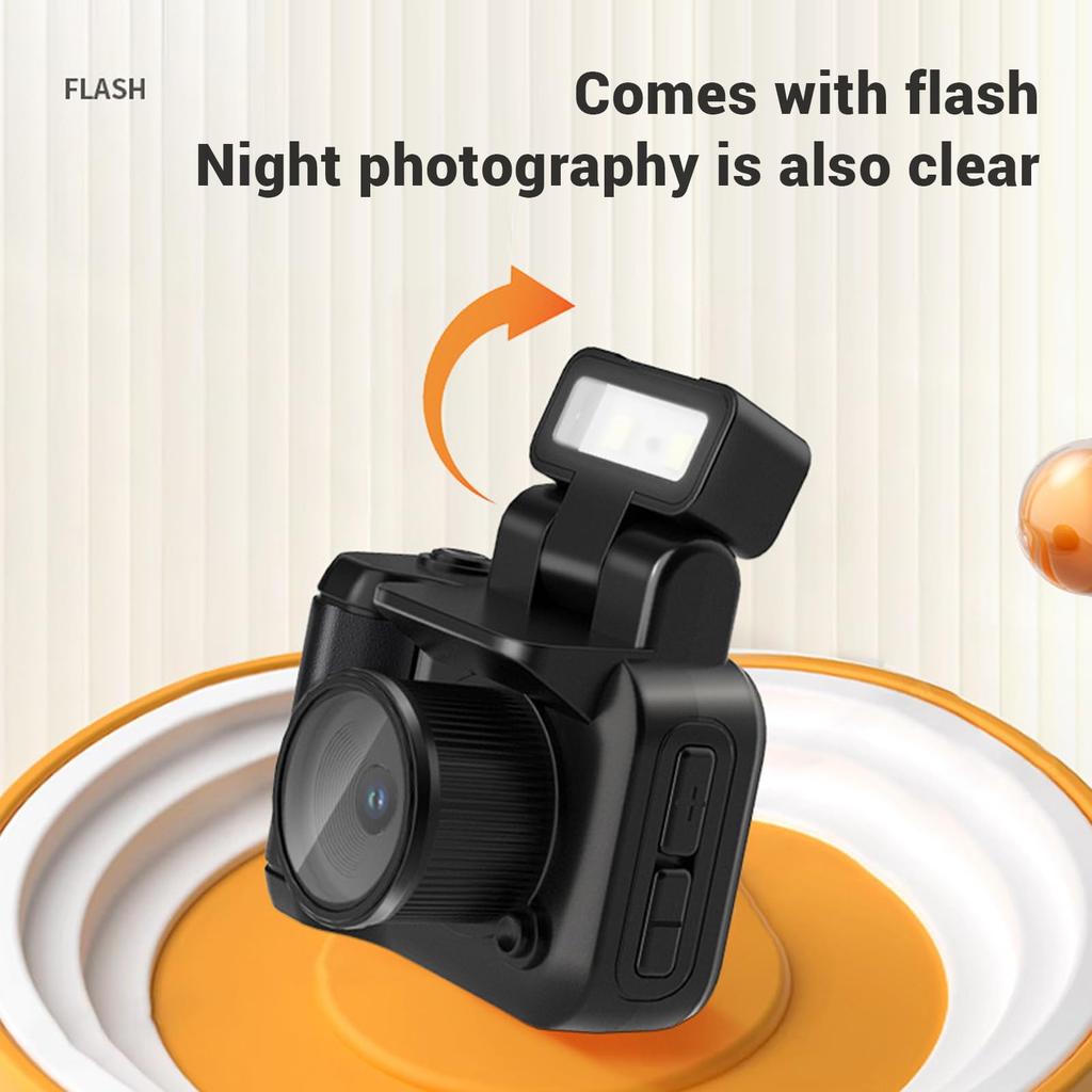 Mini Digital Camera, HD 1080P 2MP Camera with Colorful Screen, Portable Rechargeable Video Camera for Beginners