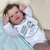 55CM waschbare fertige Reborn-Puppe Neugeborene schlafende Babypuppen 3D-Haut mehrere Schichten Malerei