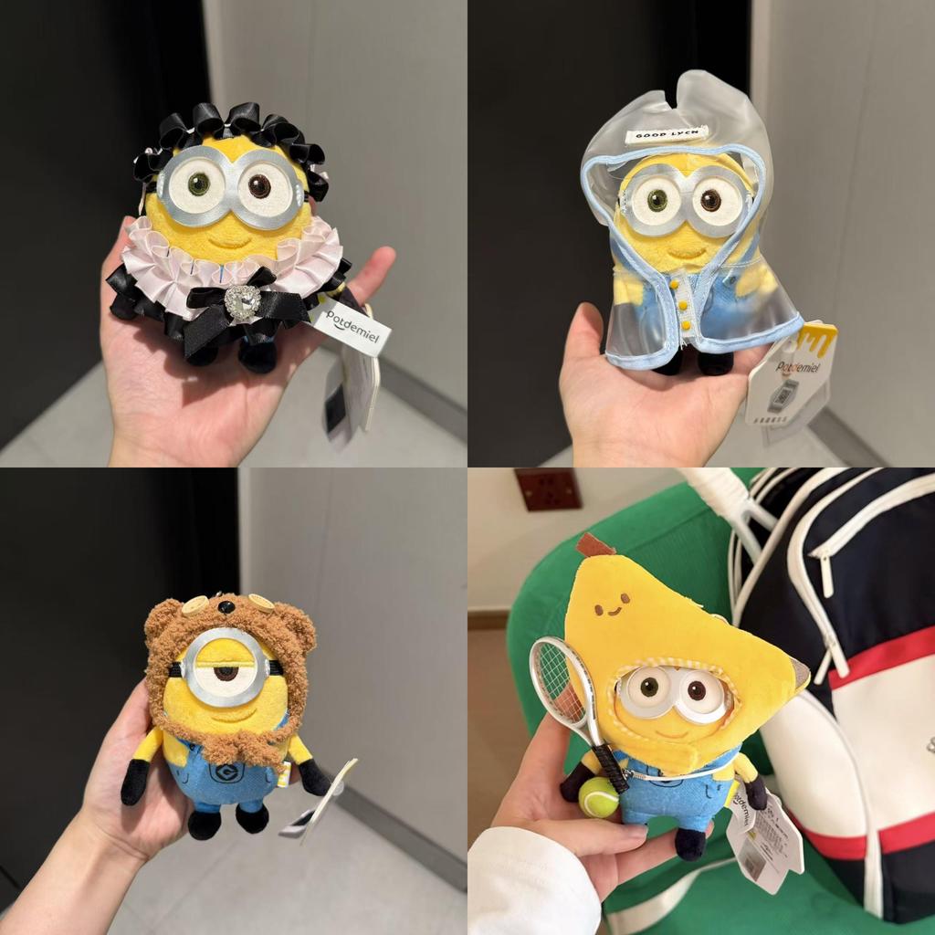 Minions And Monsters Plush Keychain Toy With Cartoon Style For Kids And Collectors