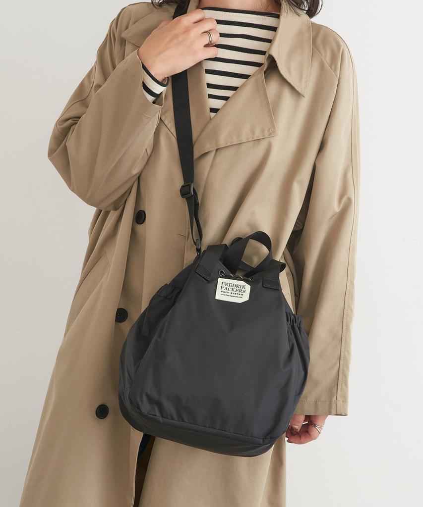 Fredrick Packers Bloom Shoulder Nylon 2-Wege-Tragetasche, Damen, Schwarz, Einheitsgröße (221300845BLKFREE), Erhältlich in exklusiven E-Commerce-Farben