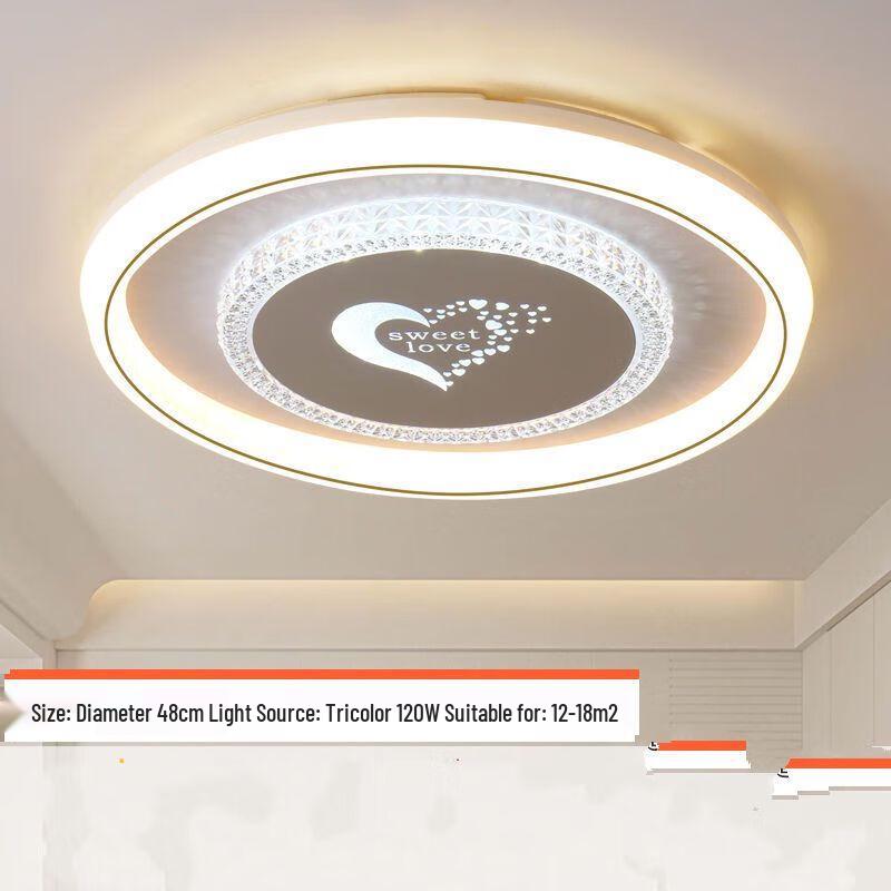Nufeng Modern Crystal Heart LED Ceiling Light