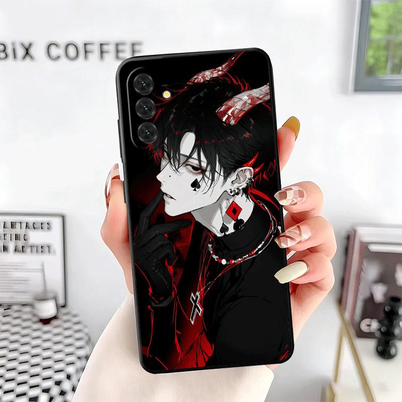 Devil Bad Boy Anime Style Soft Phone Case for Samsung A17 A37 A57 A16 A26 A36 A56 A15 A25 A35 A55 A14 A24 A34 A54 A13 A23 A33 A5