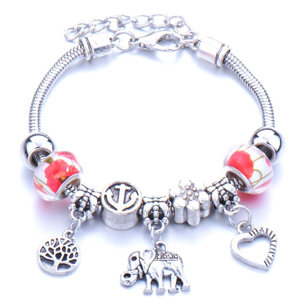 Süßes Haustier-Thema Tieranhänger Armband mit Zinklegierung Hummerverschluss Modeschmuck