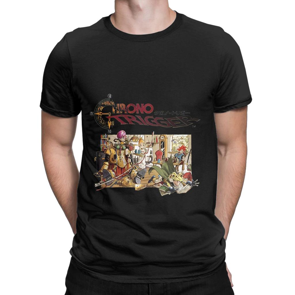 Chrono Trigger Poster Novelty Graphic 100 Cotton TShirt Chrono Trigger Tops Tees For Unisex