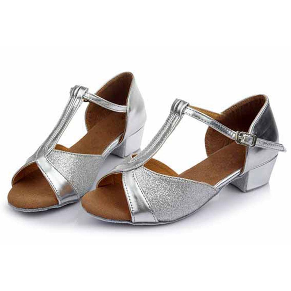 Nízký podpatek 3,5 cm pro dívky, děti, tango, latinskoamerické taneční boty, cvičné taneční boty