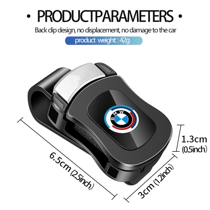 Car Sun Visor Mount Glasses Clip Storage Holder Eyeglasses Case For BMW E36 E39 E87 E60 E46 E53 E90 F10 F20 F25 F30 X3 X5