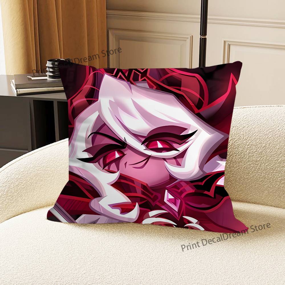 Dark E-Enchantress Cookie Run Cushion For Bedroom Car Coffee Shop Room and Living Room Sofa Decorative Pillow Cover Case