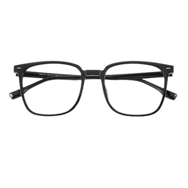 Cool Techie Myopia Glasses: Fashionable Anti-Blue Light, Slimming Natural Look, Essential Eye Protection M