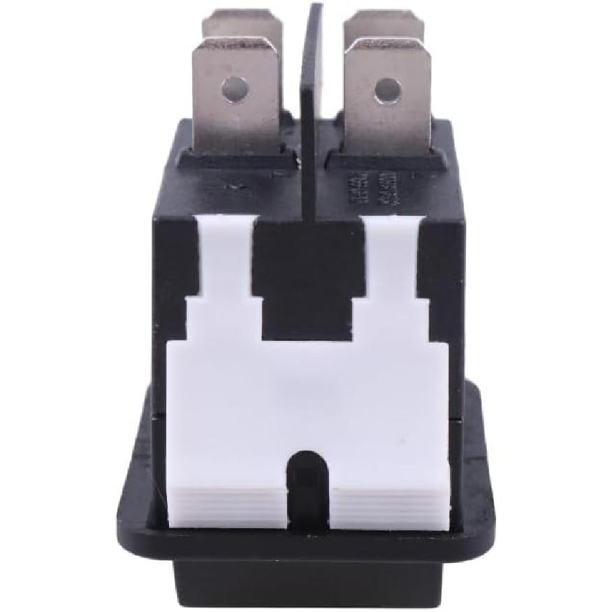DVPARTS 106066 Rocker on/off switch Compatible with Proteam 106066 Super Coach Black Rectangular 4 Terminals On/Off Switch
