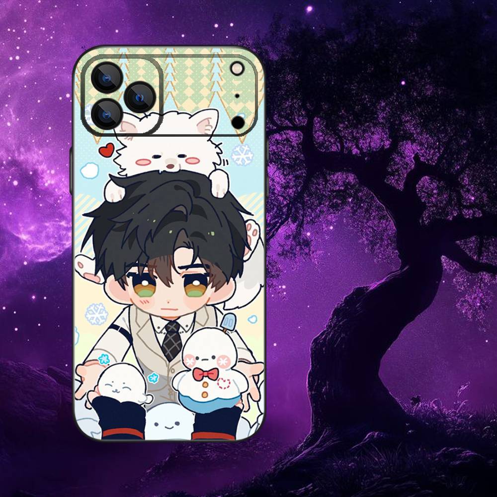 

Cute L-Love and D-Deepspace Phone Case For iPhone 17,16,15,14,13,12,11,Pro,Max,Plus,E,SE4,Air,Mini Black Soft Funda iPhone14Pro