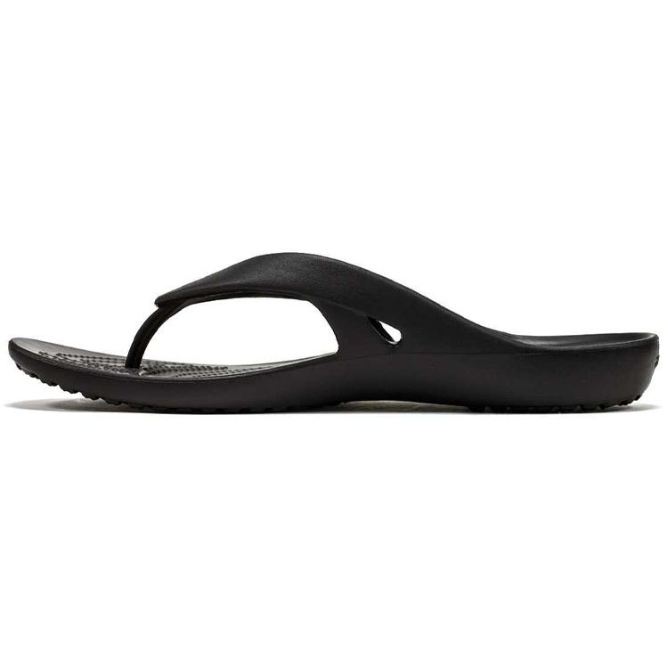 Crocs Kadee Flip Flop EVA Silent Non-Slip Sandals Women Sandals Black 202492-001
