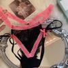 Transparent Lace Flower Panties Bow Women Underwear Sweet French Style Briefs  Gifts