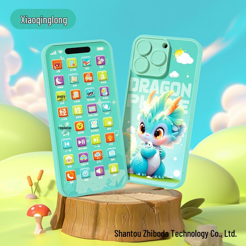 

Детский интерактивный обучающий телефон: Игра-головоломка, Музыка и Истории со Светящимся Сенсорным Экраном