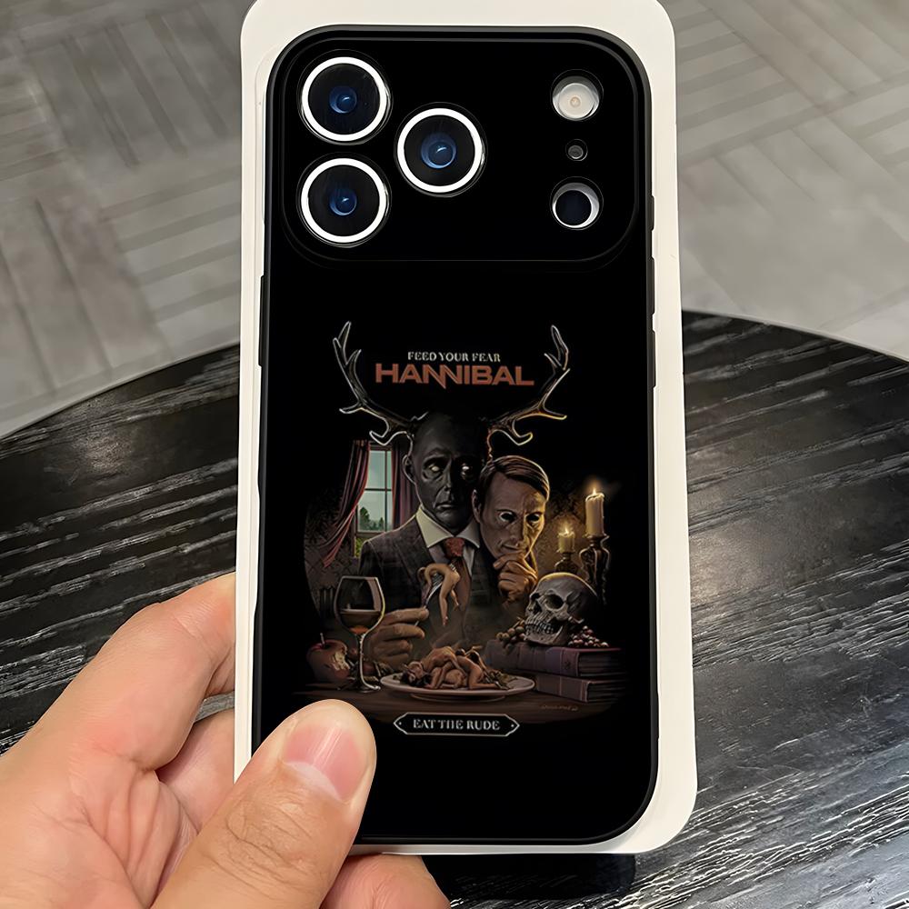 HANNIBAL Phone Case For IPhone 17 Pro Max 16 15 14 Pro Max 13 11 X Xs Xr 8 7Plus Silicone Cover