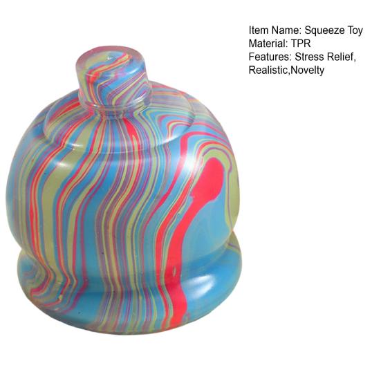 Cola Bottle Slow-Rising Squeeze Toy Soft TPR Fidget for Stress Relief Realistic Drink-Shaped Decompression Gadget for Kids Adults