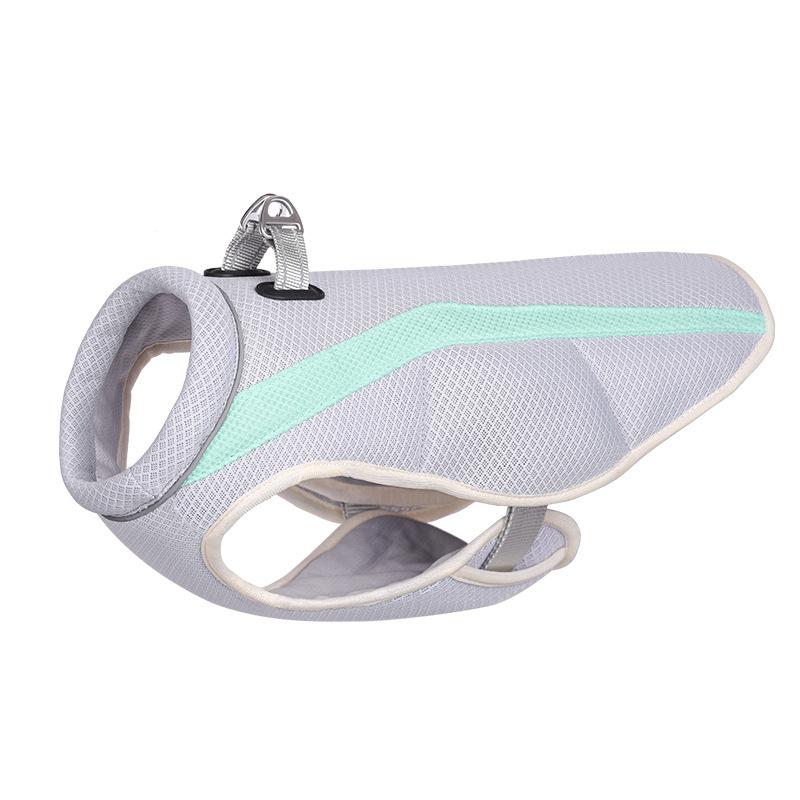 French Bulldog Dog Cooling Vest for Small Medium Dogs Summer Pet Clothes Harness Schnauzer Shiba Inu Jacket Mascotas Clothing