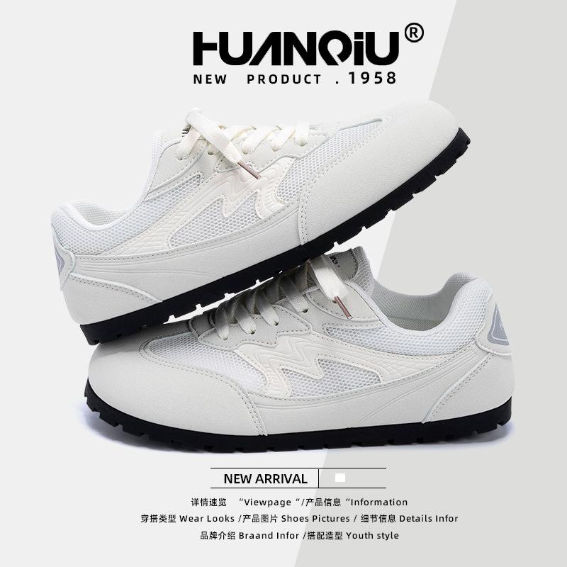 Global ugly cute board shoes women's ZHQ3756 new summer breathable design little white shoes soft baseplate shoes women