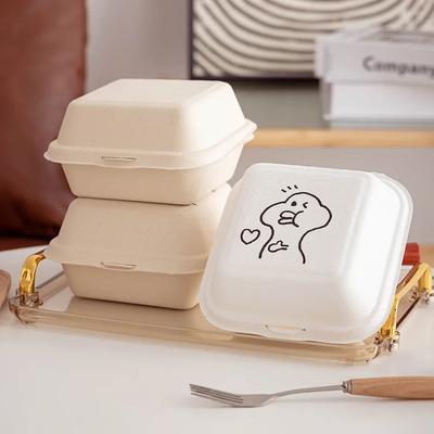 Contenitori per alimenti usa e getta, per bento lunchbox, per dolci, microonde, hamburger, snack, ciotole per torte, picnic e campeggio, 10 pezzi