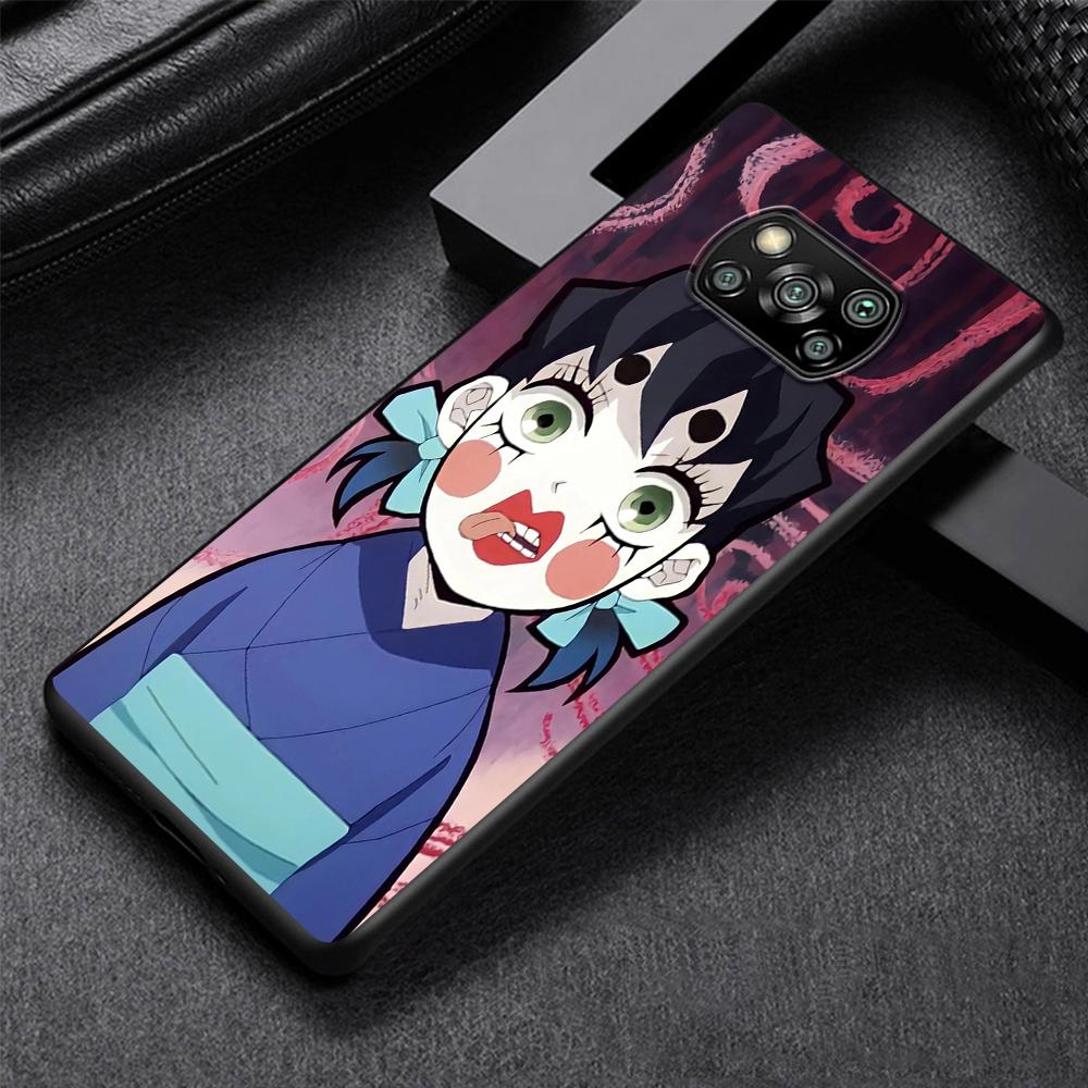 

Чехол для телефона Demon Slayer для Xiaomi Poco X3 NFC M3 X4 Pocophone F1 M4 Pro F3 GT, мягкий силиконовый черный чехол Pocophone F1