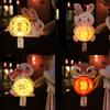 Hanging Mid-Autumn Festival Lantern Luminous Handheld Luminous Lantern Rabbit Lantern  Chidlren