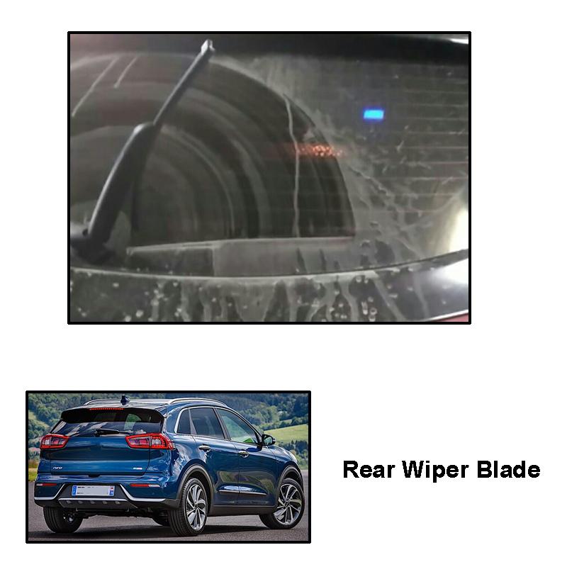 Erick's Wiper 13" Lâmina de limpador traseira para KIA Niro 2016 - 2020 Pára-brisa Limpador de para-brisa Janela traseira Carro Chuva