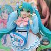 New Hatsune Miku Cat Ear Anime Figure 19cm PVC Action Figure Kawaii Miku Collectible Model Doll Desktop Ornament Gift for Fans