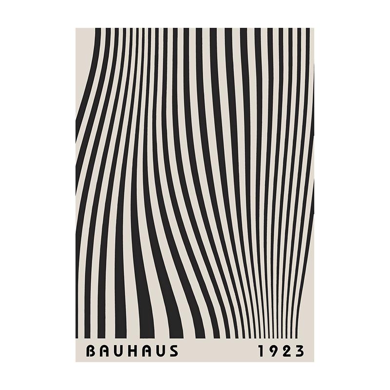 Bauhaus Exhibition Poster Chair Canvas Painting Vintage Bauhaus Print Wall Art Picture for Living Room Cuadros Home Decoration